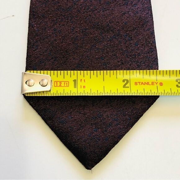 Theory burgundy thin/Skinny Necktie/Tie  - Picture 4 of 4